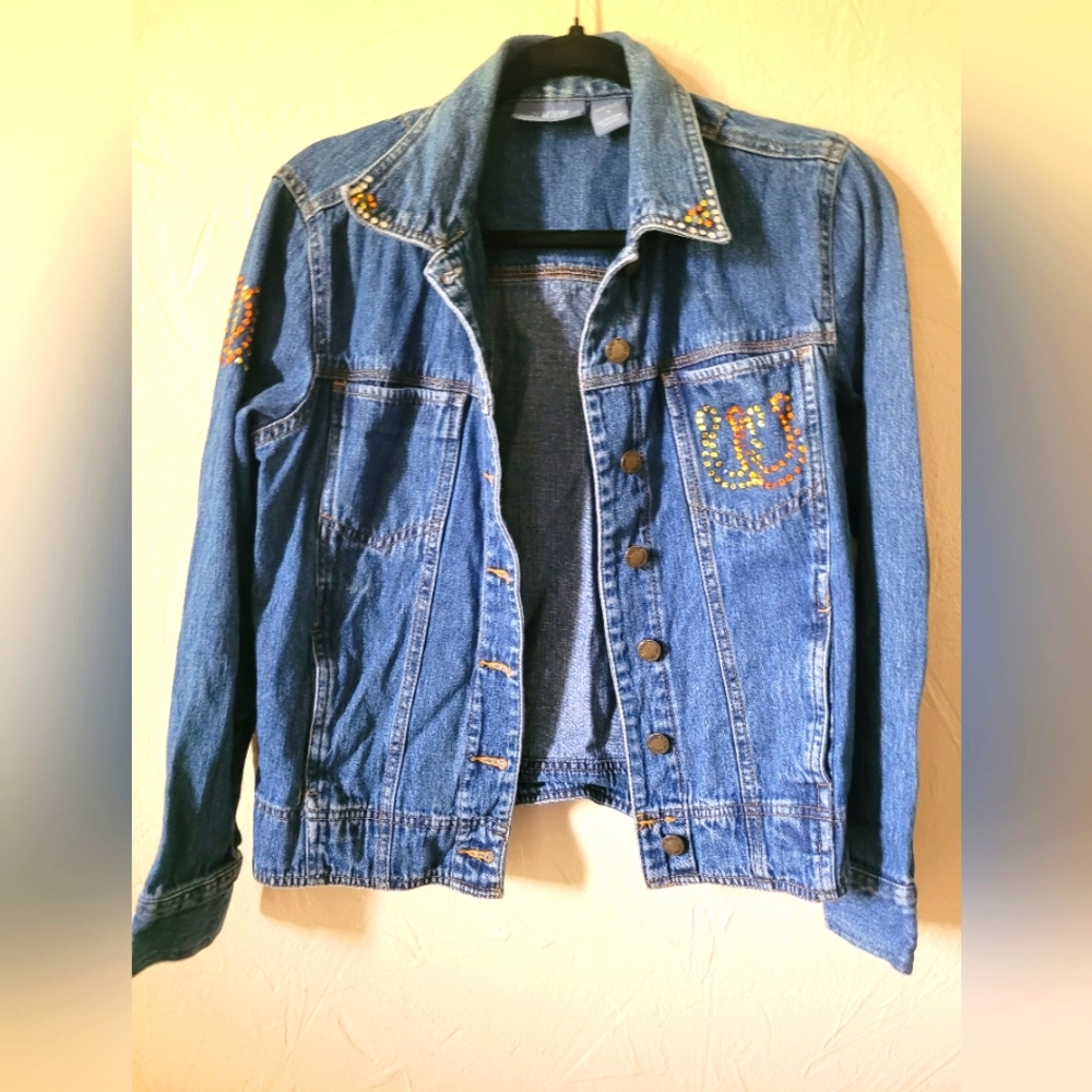 Blassport Jean Jacket Horseshoes Bling S